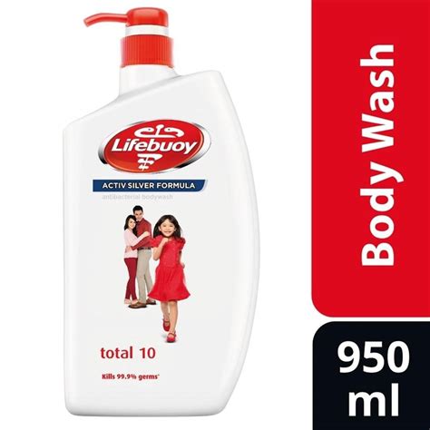 Lifebuoy Antibacterial Shower Gel Total 10 950ml Shopee Malaysia