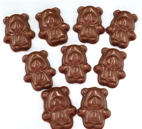 Milk, Dark or White Chocolate Teddy Bears | aldermanschocolate