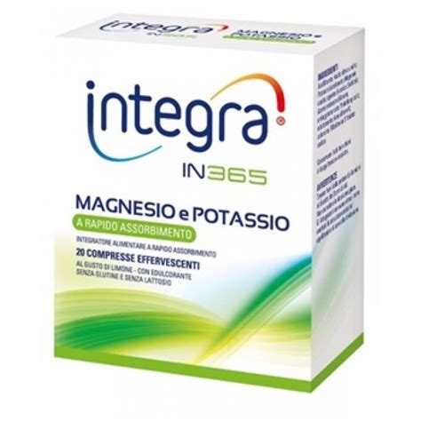 Integra In Magnesio E Potassio Compresse Farmacia Di Fiducia