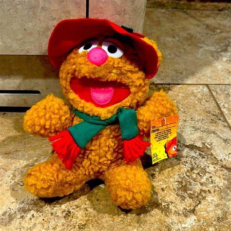 Toys Vintage Wtag Mcdonalds Happy Baby Fozzie Bear Christmas