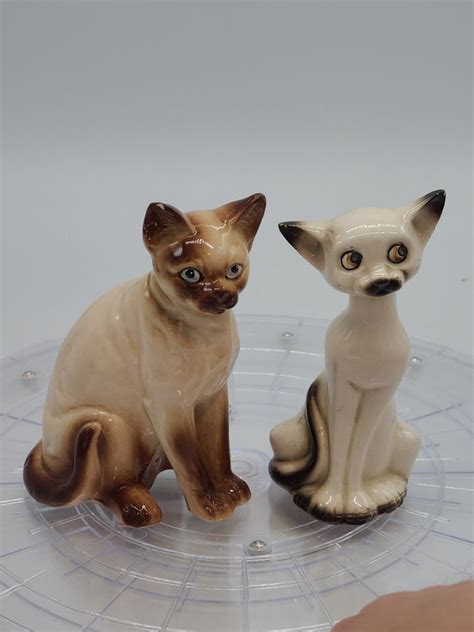 Vintage Siamese Cat Figurines Sold Separately Etsy