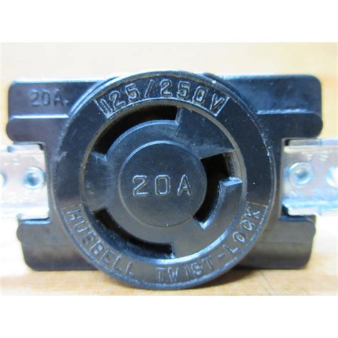 Hubbell HBL7310B Twist Lock Receptacle Used Mara Industrial