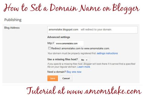 How To Create A Domain On Blogger Easy Tutorial To Create A Domain