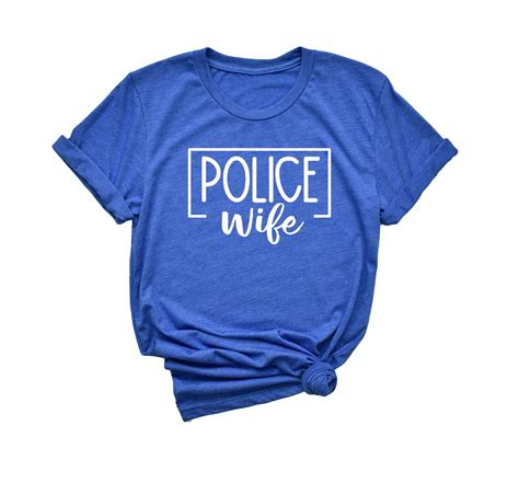 Police Wife Police Wife Shirt Police Wife Shirts Police Etsy