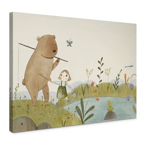 Holzposter Loske Anglerfreunde Wall Art De