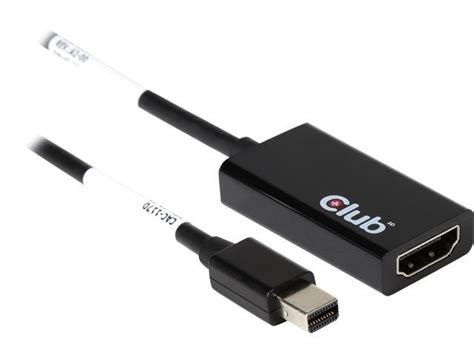 Club D Cac Mini Dislayport To Hdmi Uhd Active Adapter