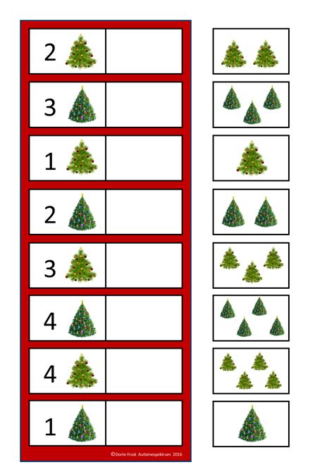 Counting Game By Autismespektrum Hojas De Trabajo Para Navidad