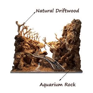 Aquarium Rocks Aquascape Driftwood Bonsai Fish Tank Drift Wood Real