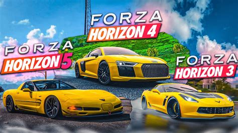 Я РЕШИЛ СРАВНИТЬ FORZA HORIZON 3 vs 4 vs 5 БОЛЬШАЯ ЛИ РАЗНИЦА В