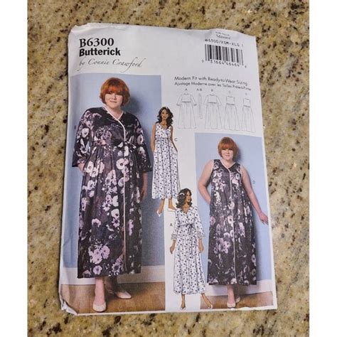 Butterick Intimates And Sleepwear Butterick 630 Robe Pajama Negligee