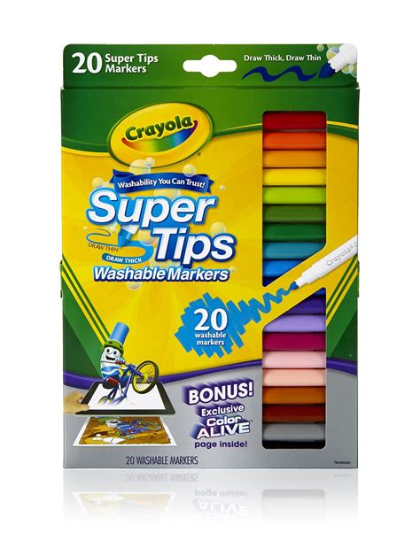 Crayola 20 Ct Super Tips Washable Markers Only 279