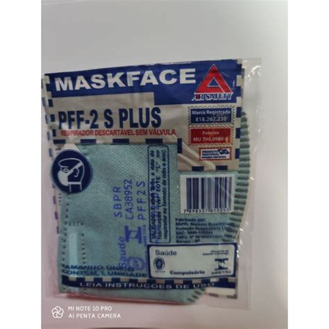 M Scara Pff Eq N Sem V Lvula Inmetro Marca Maskface Airsafety