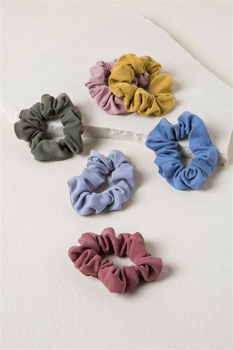 Haley Scrunchie Set Floral Scrunchie Scrunchie Hairstyles Hair