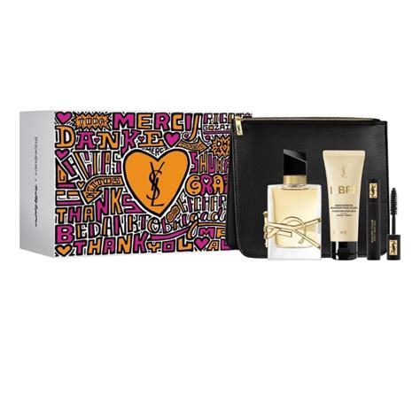 YSL Libre Perfume 50ml Gift Set, Body Balm, Mascara & Bag