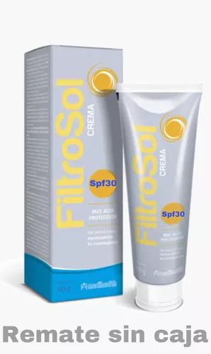 Filtrosol Crema Protector Solar Sin Caja Alta Funcion Spf30 Meses Sin