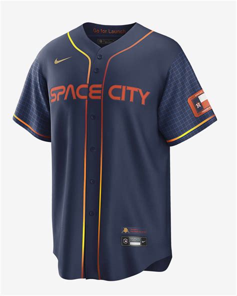 Jersey De Béisbol Replica Para Hombre Mlb Houston Astros City Connect