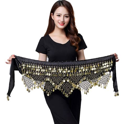 Belly Dance Chain Belt Indian Dance Waist Towel Performance Costumes