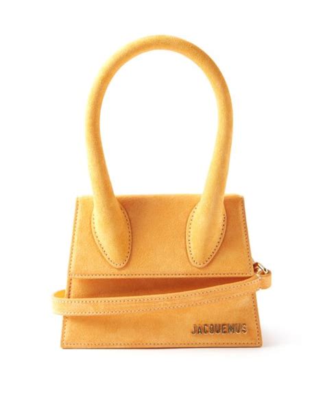 Jacquemus Chiquito Small Suede Bag In Orange Lyst