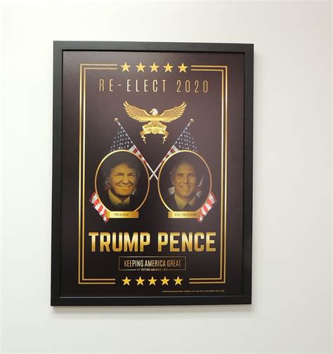 Re Elect Trump Pence Wholesale Campaign Posters 2020