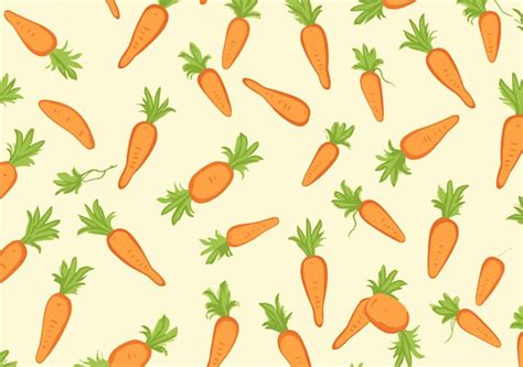 Premium Vector Carrot Seamless Pattern Vector Background