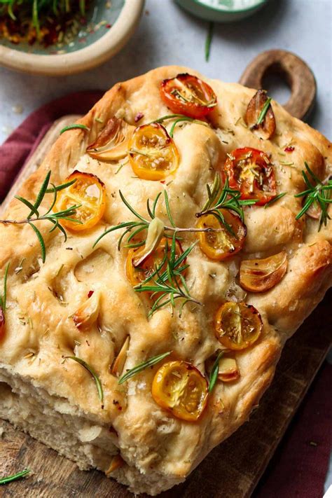 Simple Garlic And Rosemary Focaccia Lucy And Lentils