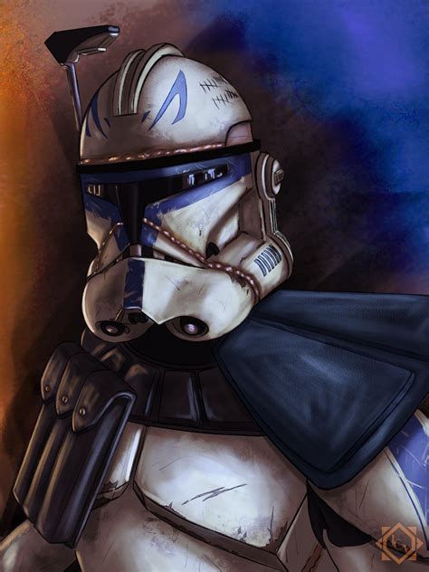 A Portrait Of Captain Rex I Recently Finished Rfanart