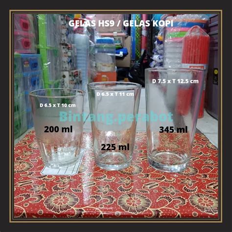 Jual Gelas Kopi Polos 6pcs Gelas Air Minum Gelas Air Minum Gelas