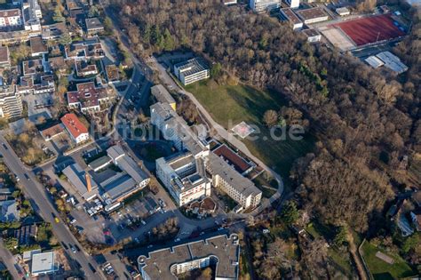 Landau in der Pfalz aus der Vogelperspektive Klinikgelände des