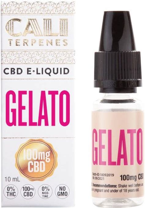 Preparat Medycyny Naturalnej Cali Terpenes Cbd E Liquid Mg Gelato