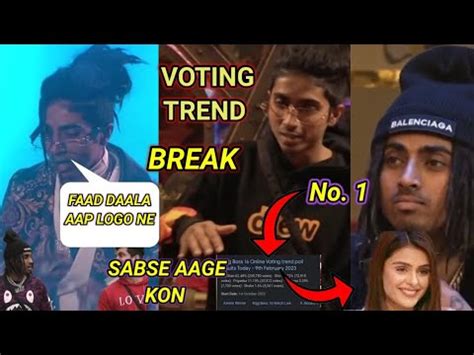 Big Boss Latest Voting Trend Mc Stan Break All Records Youtube