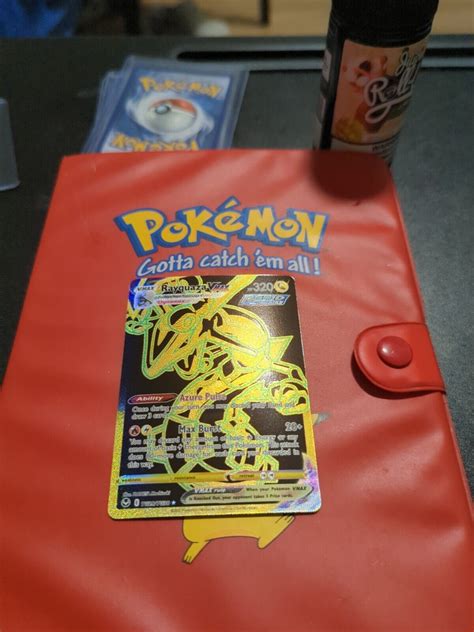 Pokémon TCG Rayquaza Vmax Silver Tempest Tg29 Tg30 Secret Rare Mint