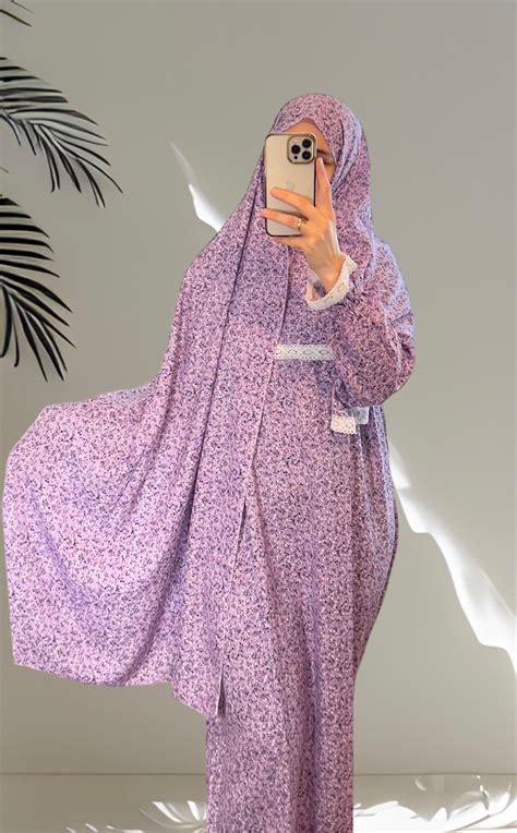 Luxury Muslim Women Prayer Dress, One Piece Prayer dress, Islamic gift ...