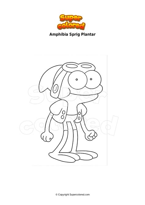 Dibujo Para Colorear Amphibia Priscilla Supercolored