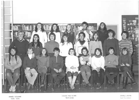 Photo De Classe 5ème E De 1979 Collège Louise Michel Copains Davant