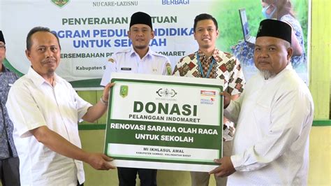 Wabup Rofi Apresiasi Kerjasama Indomaret Dan Lazisnu Bangun Sektor