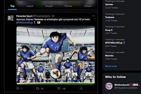 Jerman Dan Tsubasa Jadi Trending Topik Di Twitter Usai Jepang Vs