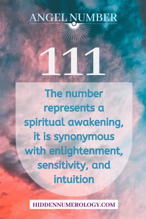 Numerology 111 Meaning Seeing Angel Number 111