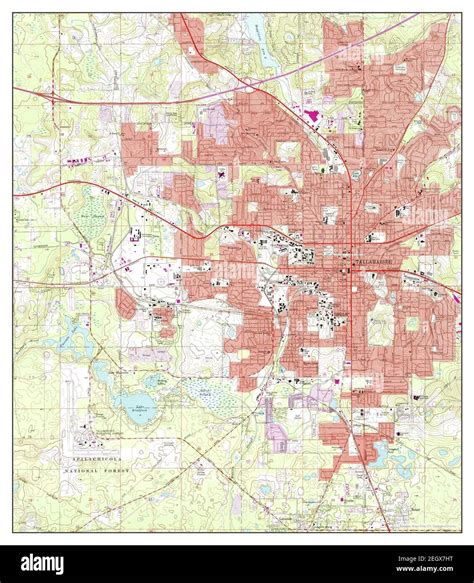 Tallahassee Florida Map 1970 1 24000 United States Of America By Timeless Maps Data U S