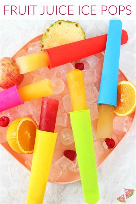 Fruit Juice Ice Pops - My Fussy Eater | Easy Family Recipes