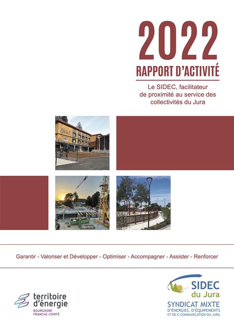 Sidec Rapport D Activit Pr Manon