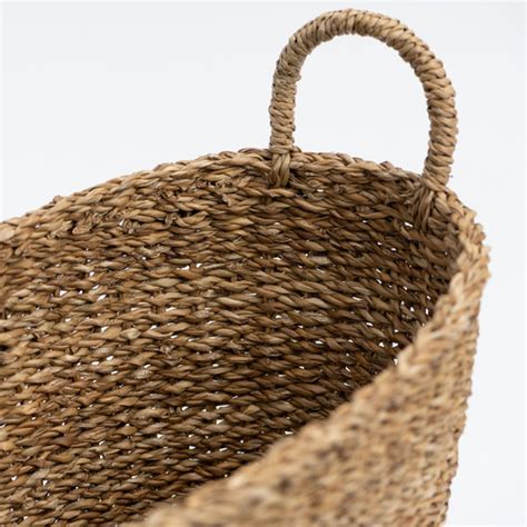 Piece Albany Seagrass Utility Basket Set Temple Webster