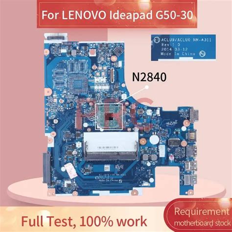 For LENOVO Ideapad G50 30 N2840 Laptop Motherboard NM A311 SR1YJ DDR3