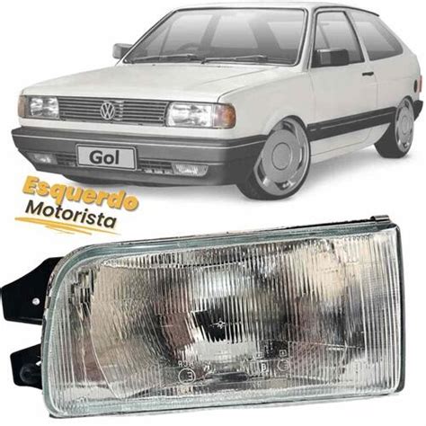 Comprar Farol Esquerdo Volkswagen Gol Saveiro Parati Voyage G1 Quadrado