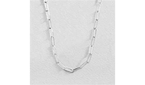 Buy Revere Sterling Silver Paperlinks Chain 177 Inch Womens