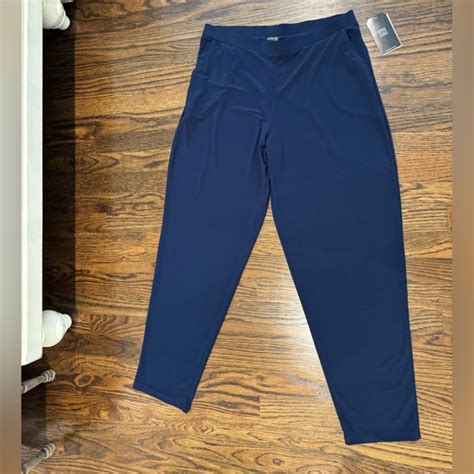 Clara Sunwoo Pants And Jumpsuits Nwt Clara Sunwoo Xl Blue Pullon Pants Poshmark