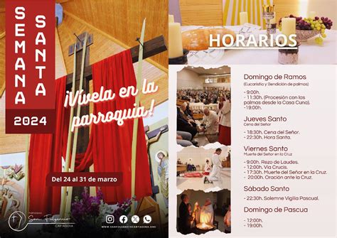 Horarios Para Semana Santa Parroquia San Fulgencio