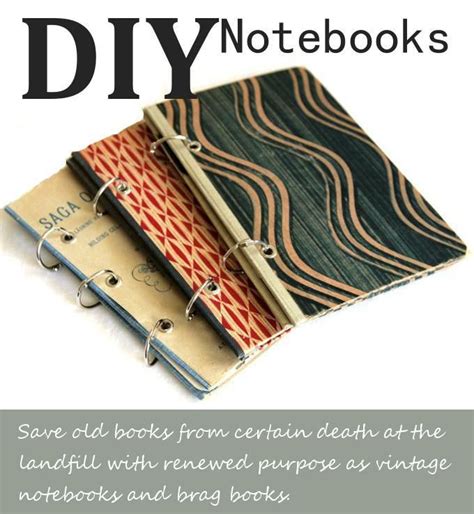 Try Or Die Vintage Notebook Diy Vintage Notebook Diy Notebook Diy Book