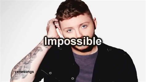 James Arthur Imposible Letra En Español Youtube