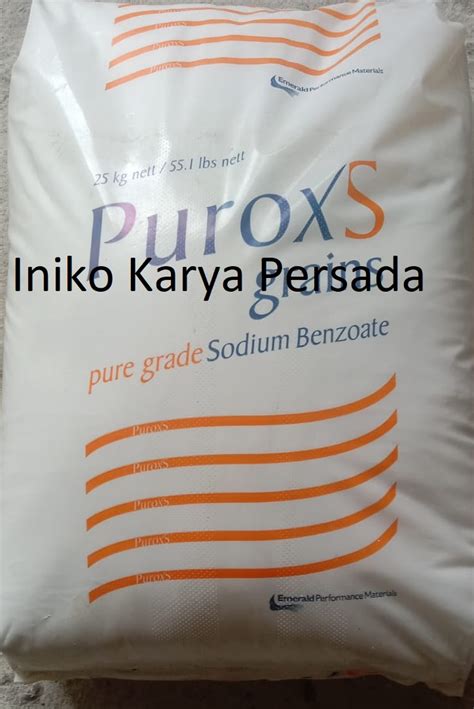 Jual Sodium Benzoate Purox Holland Oleh PT Iniko Karya Persada