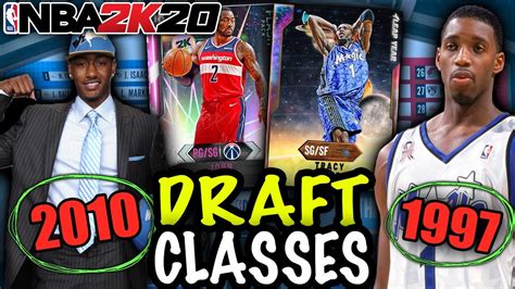 Nba Draft Classes Squad Builder Nba 2k20 Myteam Youtube